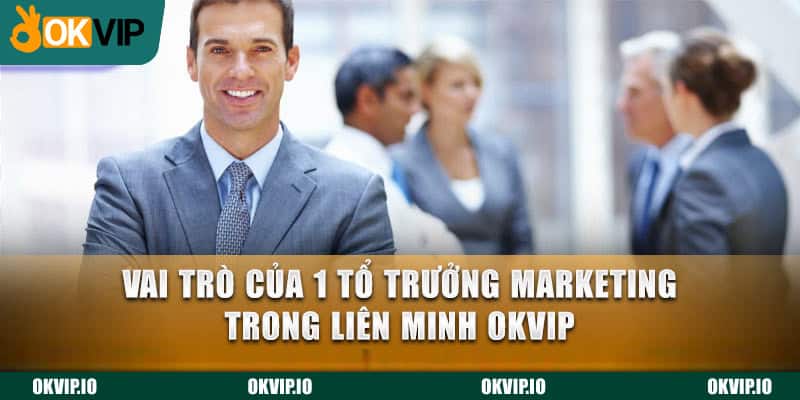 Vai trò của 1 tổ trưởng Marketing trong liên minh OKVIP