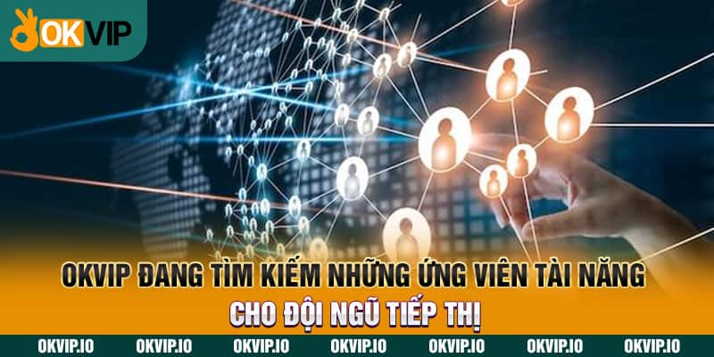 OKVIP đang tìm kiếm những ứng viên tài năng cho đội ngũ tiếp thị